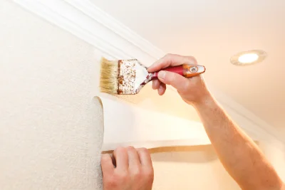 Pose de papier peint à Sermaises — revêtements muraux et toiles de verre